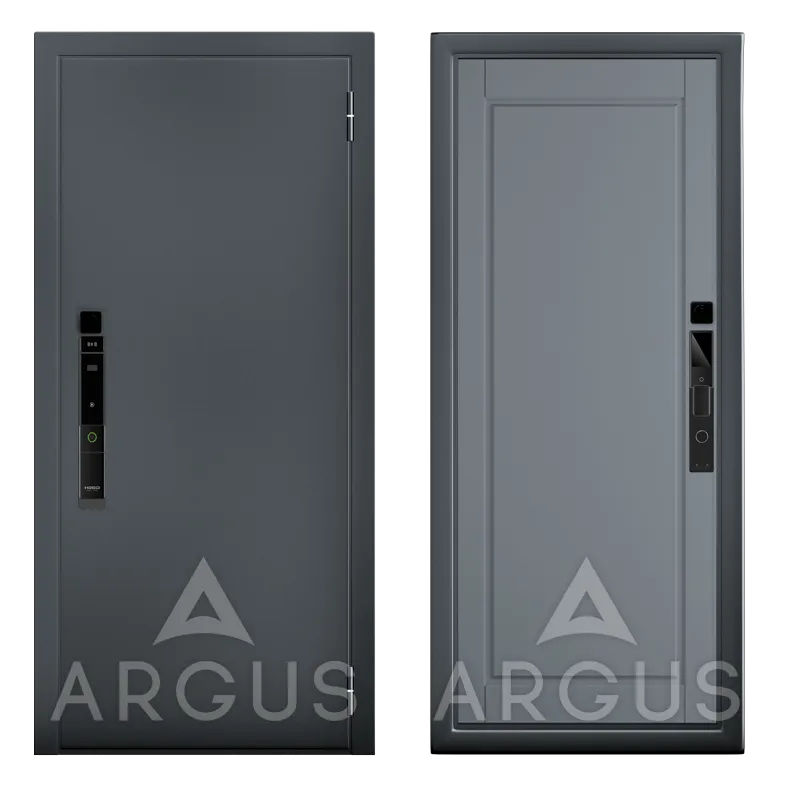 Входная дверь в квартиру Аргус "Smart V08 Букле графит Асти с электронным замком", 2 замка, 2 мм металл