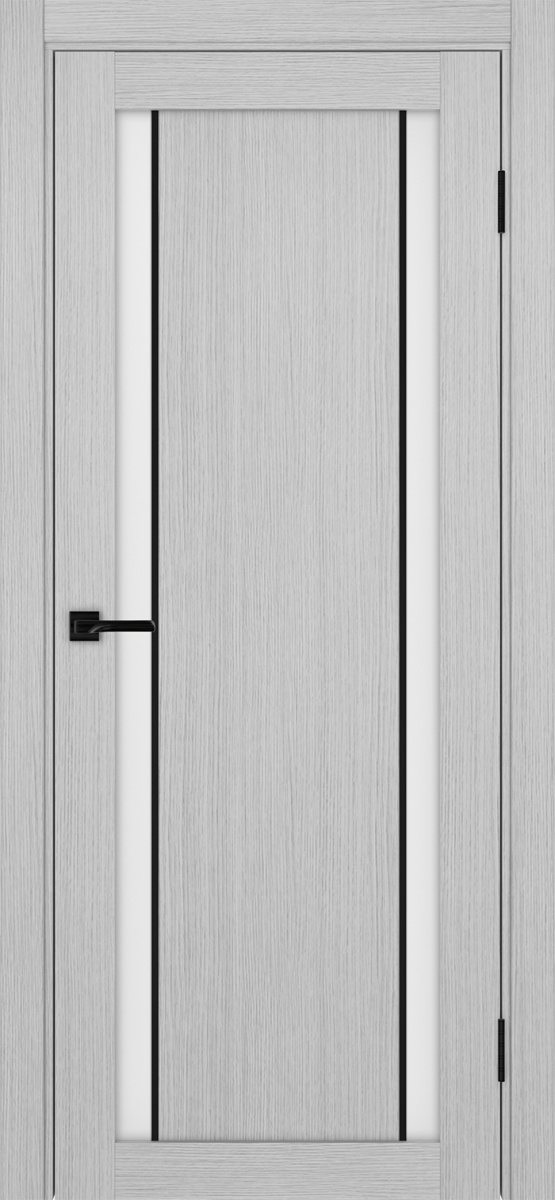 Межкомнатная дверь "Турин 522АПС.212 Молдинг Черный" от Optima porte