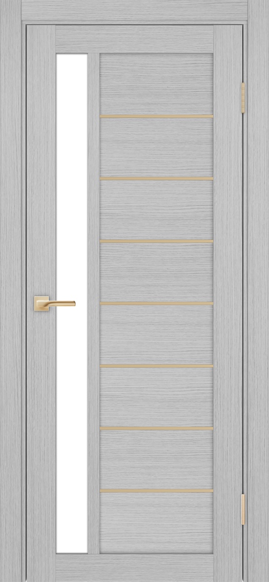 Межкомнатная дверь "Турин 554АПП.21 Молдинг Золото" от Optima porte