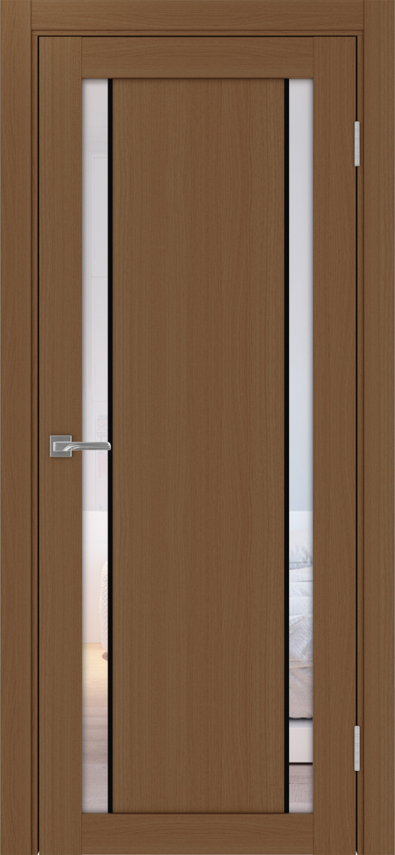 Межкомнатная дверь "Турин 522АПС.212 Молдинг Черный" от Optima porte