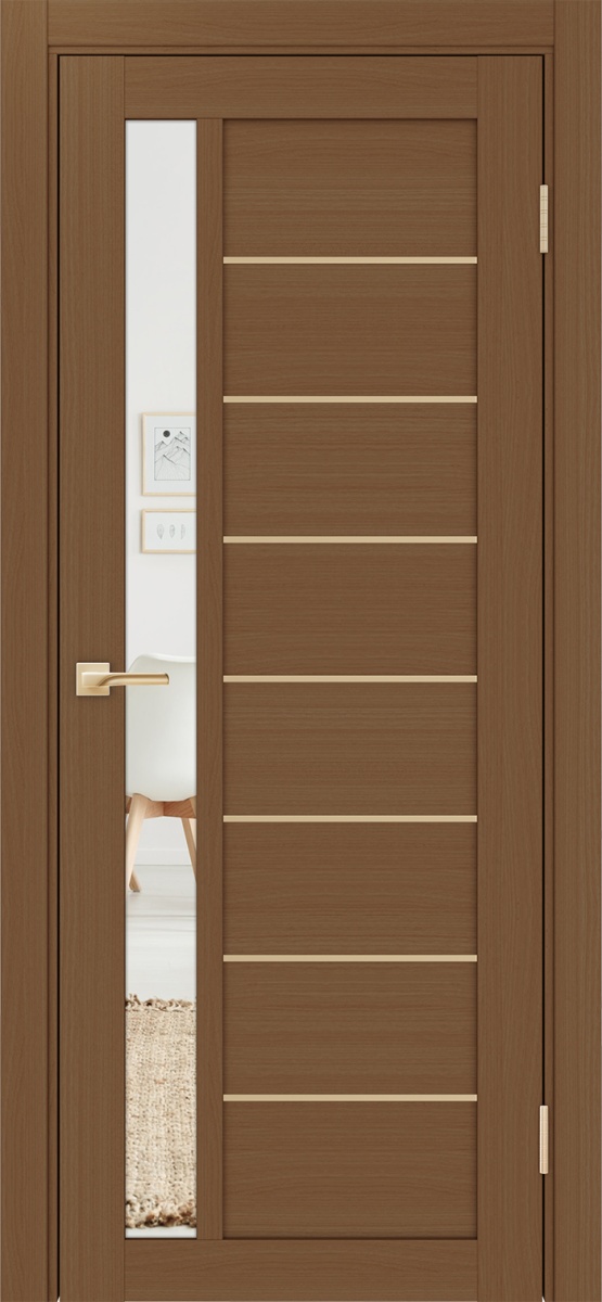 Межкомнатная дверь "Турин 554АПП.21 Молдинг Золото" от Optima porte