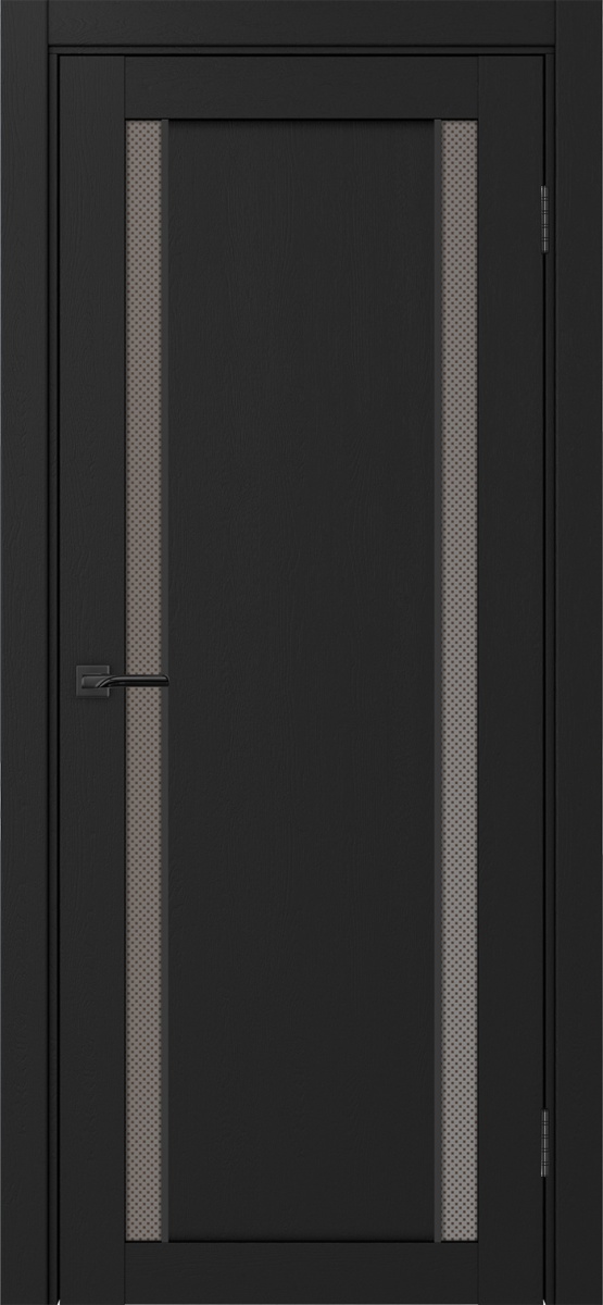 Межкомнатная дверь "Турин 522АПС.212 Молдинг Черный" от Optima porte