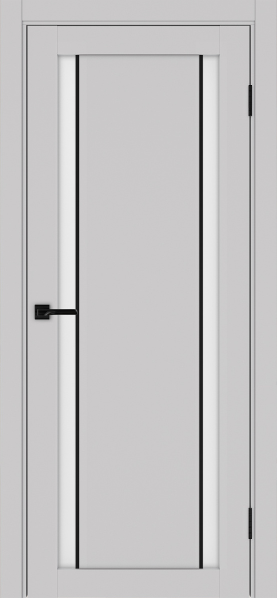 Межкомнатная дверь "Турин 522АПС.212 Молдинг Черный" от Optima porte