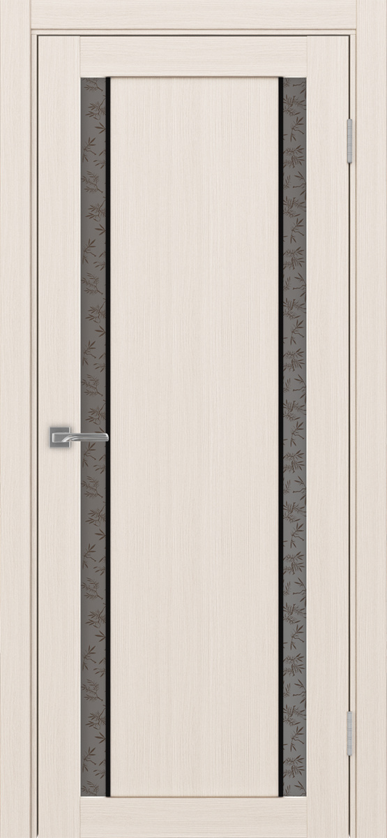 Межкомнатная дверь "Турин 522АПС.212 Молдинг Черный" от Optima porte