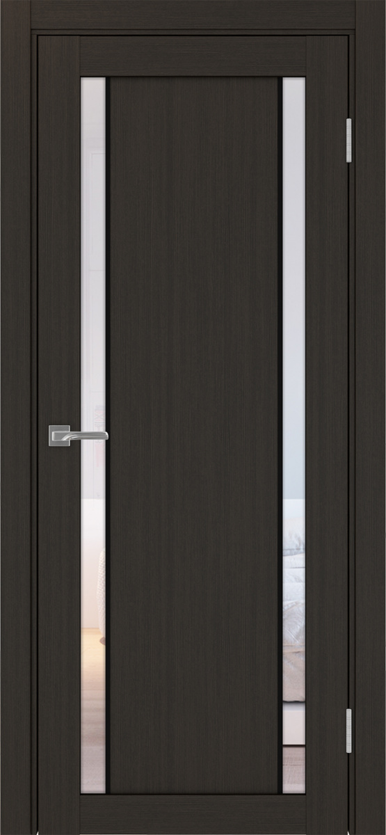 Межкомнатная дверь "Турин 522АПС.212 Молдинг Черный" от Optima porte