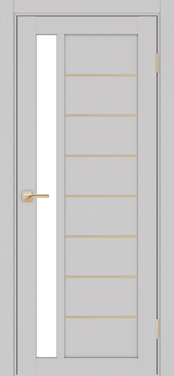 Межкомнатная дверь "Турин 554АПП.21 Молдинг Золото" от Optima porte