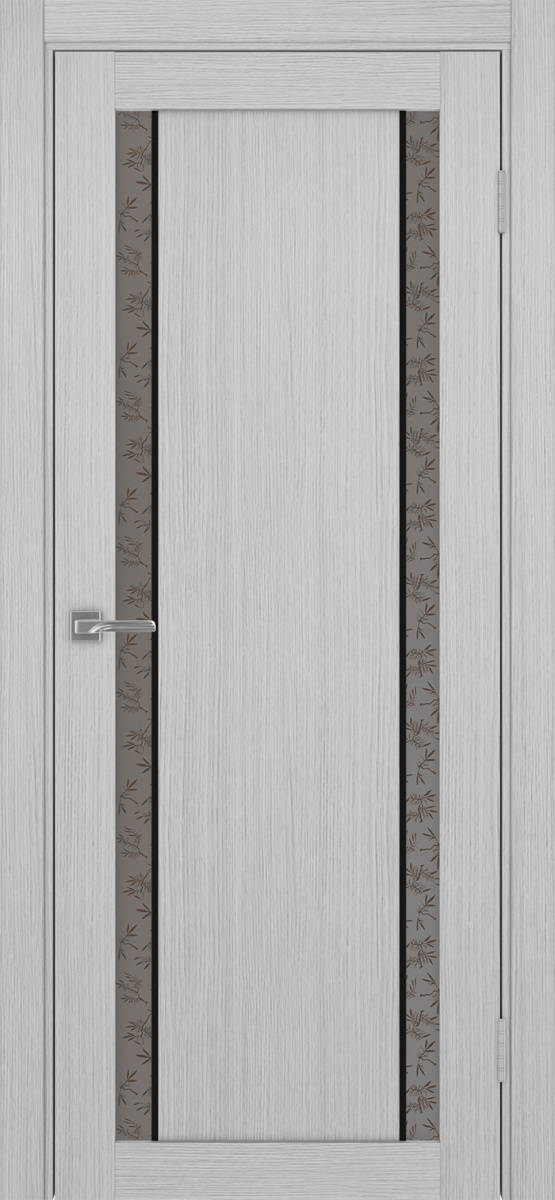 Межкомнатная дверь "Турин 522АПС.212 Молдинг Черный" от Optima porte