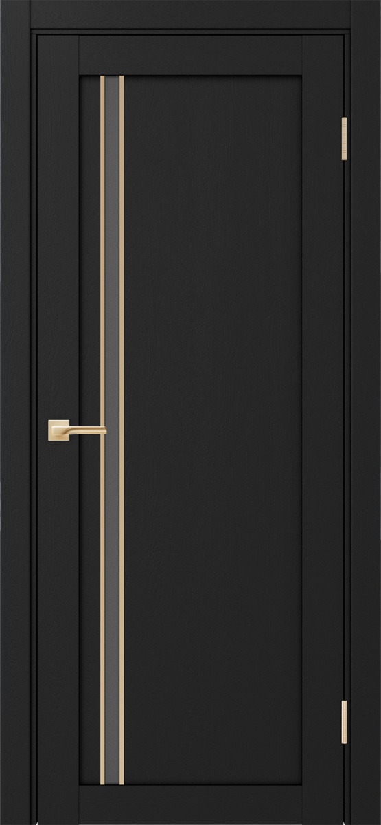 Межкомнатная дверь "Турин 527АПС.121 Молдинг Золото" от Optima porte