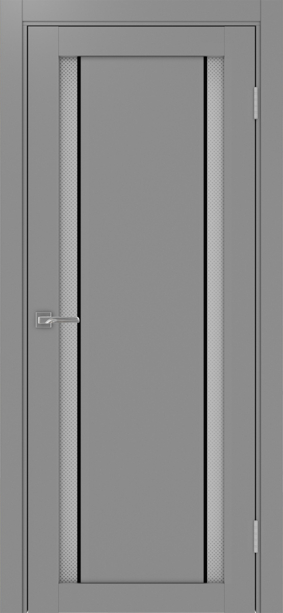 Межкомнатная дверь "Турин 522АПС.212 Молдинг Черный" от Optima porte