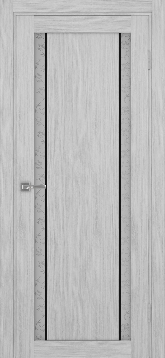 Межкомнатная дверь "Турин 522АПС.212 Молдинг Черный" от Optima porte