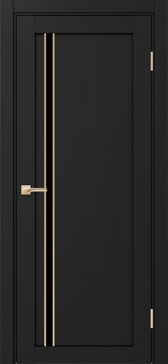 Межкомнатная дверь "Турин 527АПС.121 Молдинг Золото" от Optima porte