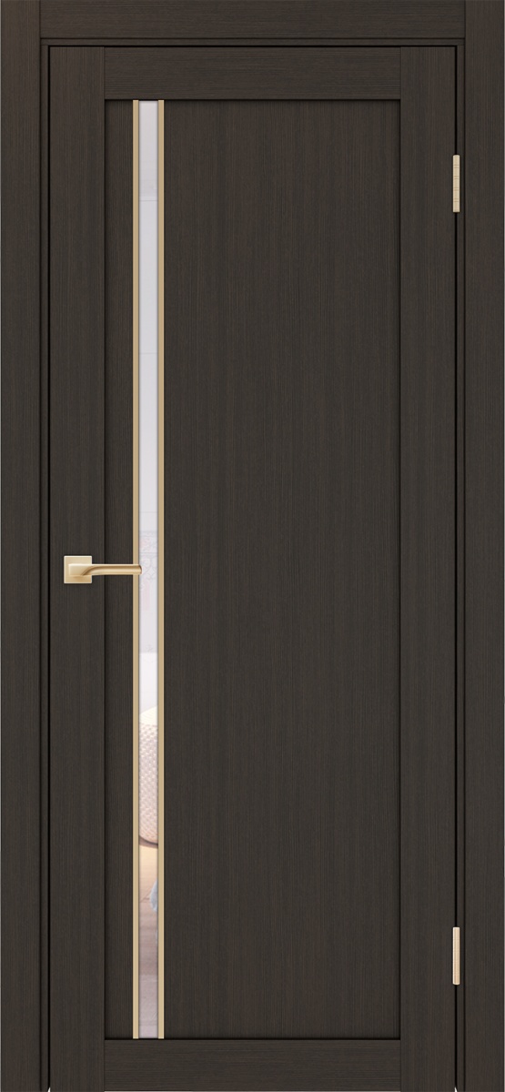 Межкомнатная дверь "Турин 527АПС.121 Молдинг Золото" от Optima porte