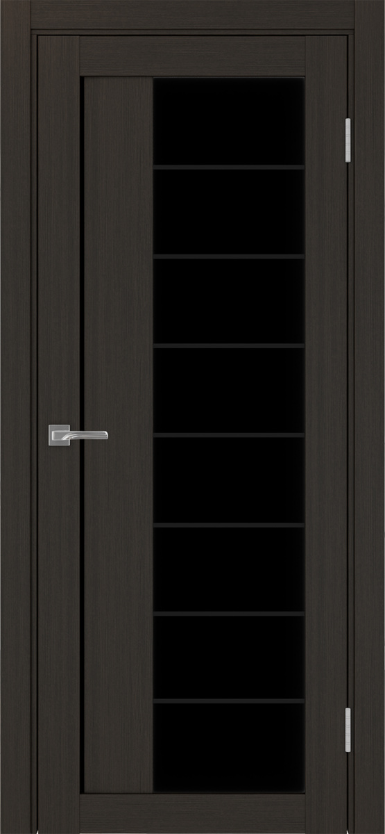 Межкомнатная дверь "Турин 524АСС.22 Молдинг Черный" от Optima porte