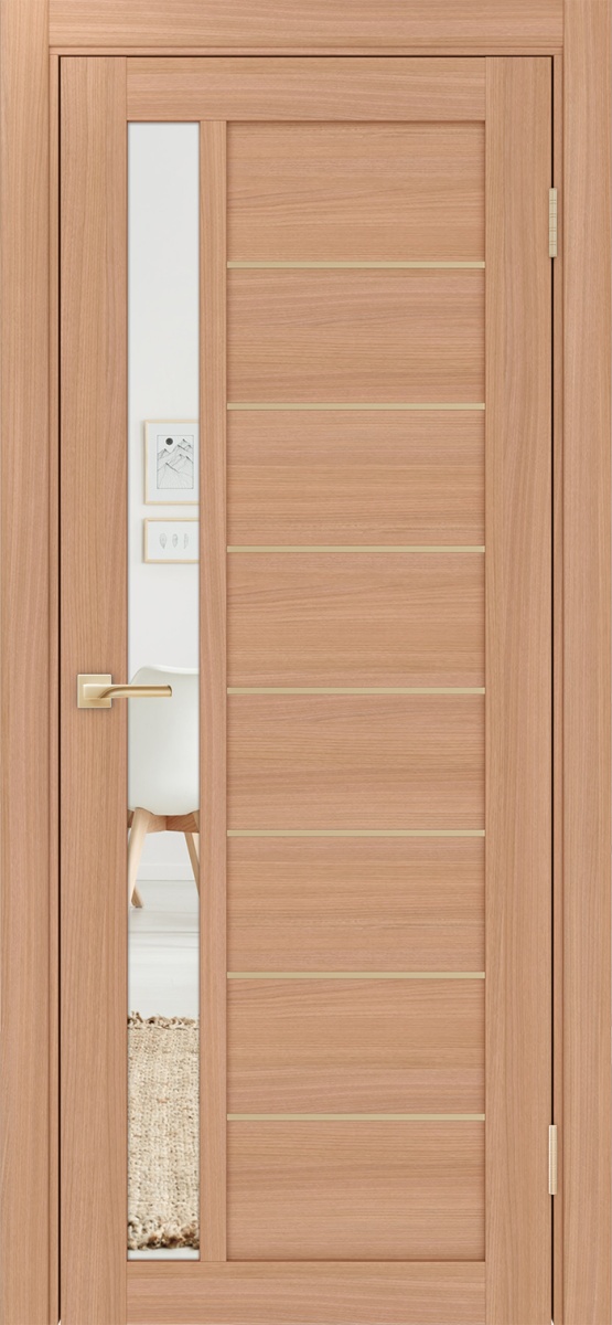 Межкомнатная дверь "Турин 554АПП.21 Молдинг Золото" от Optima porte