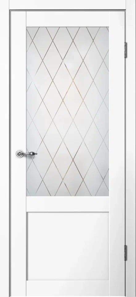 Межкомнатная дверь FLY Doors "La Stella 285" (Эмалит, Со стеклом)