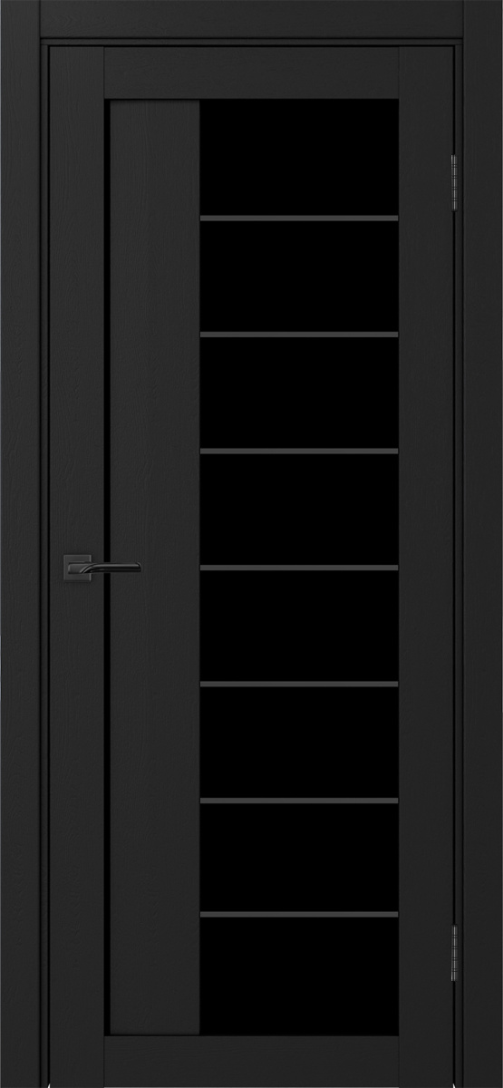 Межкомнатная дверь "Турин 524АСС.22 Молдинг Черный" от Optima porte