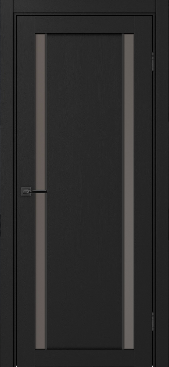 Межкомнатная дверь "Турин 522АПС.212 Молдинг Черный" от Optima porte