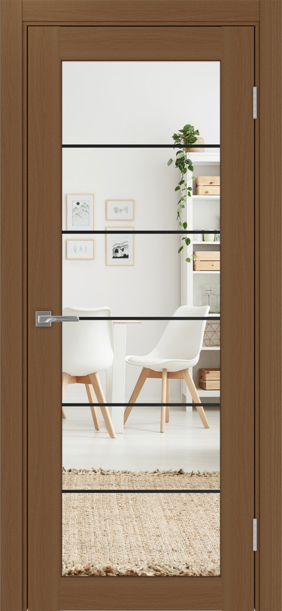 Межкомнатная дверь "Парма 401.2 АСС Молдинг SB" от Optima porte