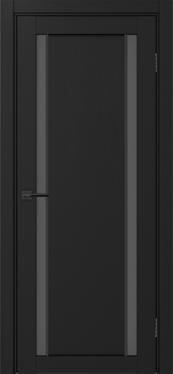 Межкомнатная дверь "Турин 522АПС.212 Молдинг Черный" от Optima porte
