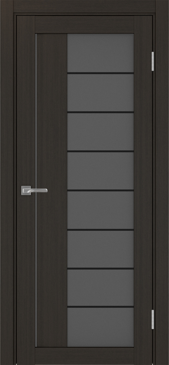 Межкомнатная дверь "Турин 524АСС.22 Молдинг Черный" от Optima porte