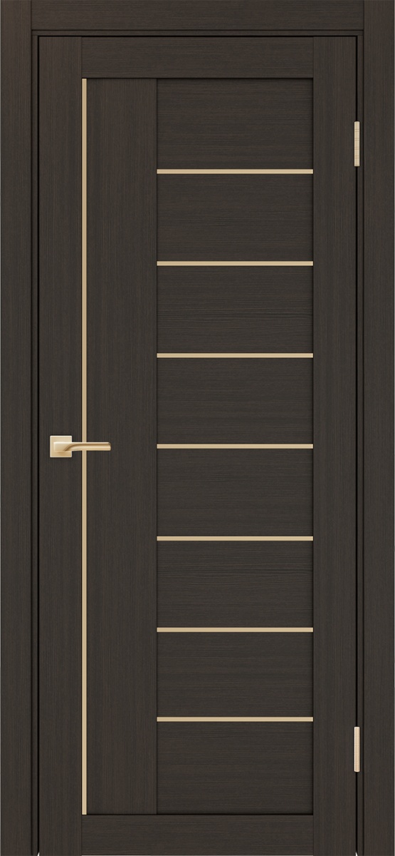 Межкомнатная дверь "Турин 524AПП.11 Молдинг Золото" от Optima porte